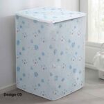 (Front Loading) PEVA Printed Washing Machine Cover: WC-S 301 - Image 2
