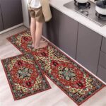 Anti-slip 3D Printed Geometric Kitchen Mat Set - Image 5