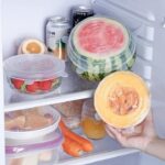 6 Pcs Set Food Silicone Reusable Stretch Lids