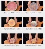 6 Pcs Set Food Silicone Reusable Stretch Lids - Image 2