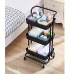 3 Layer Moveable Trolley Rack - Image 2
