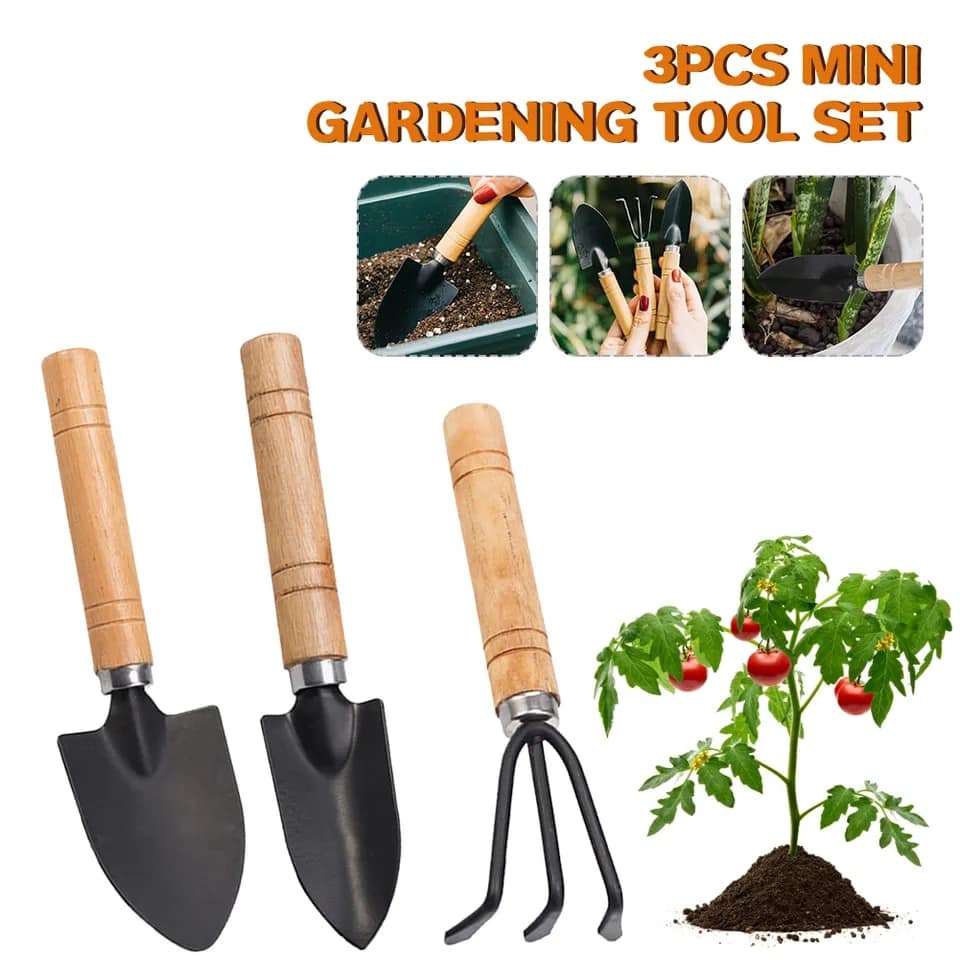 331211081_726616628976246_6344597570345351066_n.jpg 3 Piece Mini Gardening Tools Set - Image 1