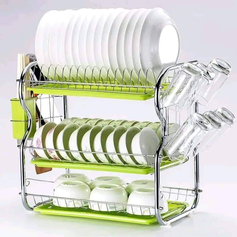 338190262_1438872373518622_3512603745640877640_n.jpg 3 Layer dish Rack - Image 1