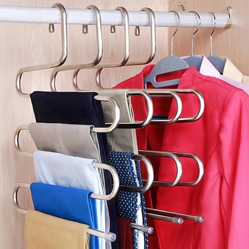 347129148_257241920169962_3022848177791574722_n.jpg 5 layers Stainless Steel Clothes Hangers - Image 1