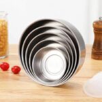 5Pcs Stainless Steel Mixing Bowls Set with Lids - Image 3