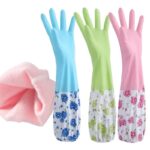 (১ জোরা) Premium Long Warm Hand Gloves- Blue - Image 7