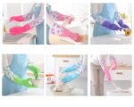 (১ জোরা) Premium Long Warm Hand Gloves- Blue - Image 2