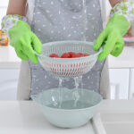 (১ জোরা) Premium Long Warm Hand Gloves- Blue - Image 6