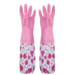 (১ জোরা) Premium Long Warm Hand Gloves- Blue - Image 9