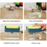 2-in-1 Sponge Rack Soap Dispenser - Image 8