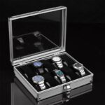 12 Slots Aluminum Watch Box - Image 2