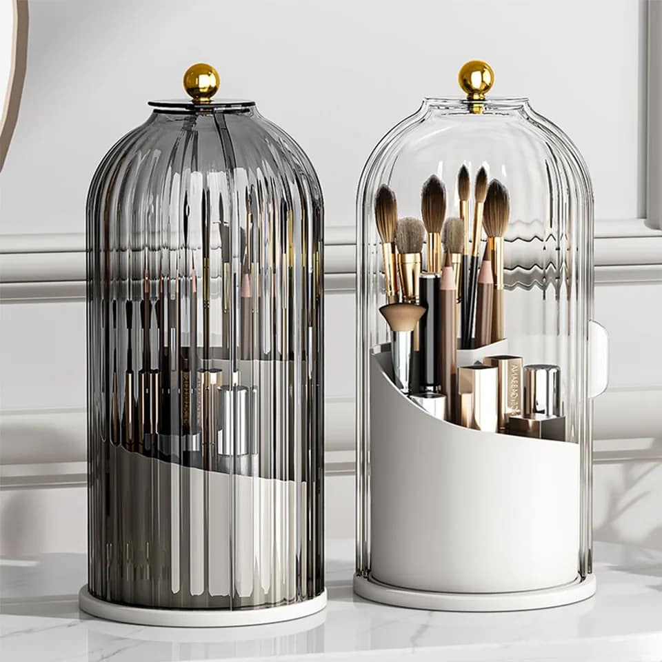 431435728_735017858760163_8256314602308996000_n.jpg 360° Rotating Luxury Makeup Brushes Holder - Image 1