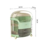 Dust & Water-Proof Large Capacity Cosmetics Storage Box - Image 7