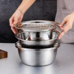3-in-1 Multifunctional Vegetable Grater & Drain Basin Set - Image 6