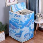 (Top Loading) Plaster Fabric Printed Washing Machine Cover - Image 5