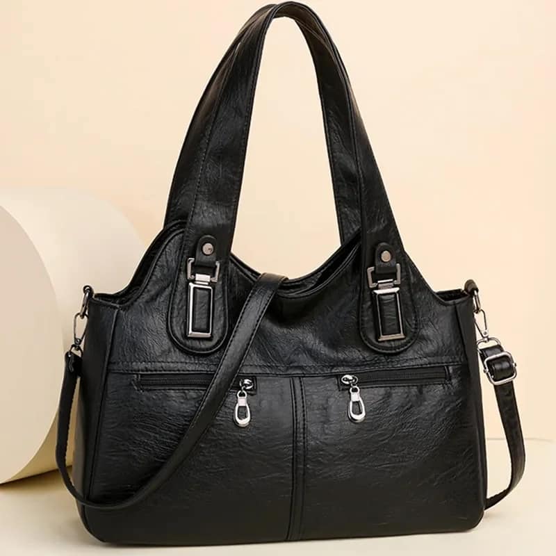 440797425_789074726713300_328749224462288549_n.jpg Soft Leather Multi Pocket Womens Shoulder Bag - Image 1