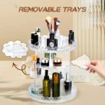 360 Degree Rotating Cosmetic Storage Box Makeup Organizer - Image 6