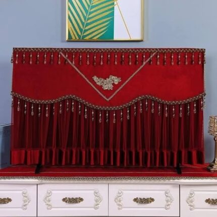 Premium Quality Tv Cover- Red