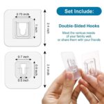 Double-Sided Adhesive Wall Hooks - Image 3