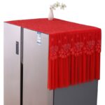 Premium Quality Luxury Design Fridge Cover: FC- S 301- Red - Image 2