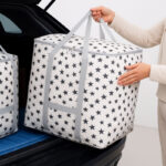 Star Printed Big Size Storage & Travel Bags  With Long Handle: SB- S 601