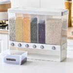 6 in 1 Wall Mounted Plastic Dry Food Organizer