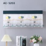 Lace Fabric Net Ac Cover: AC-S203- Dark Green