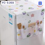 PEVA Plastic Printed Fridge Cover (Multi-Colour) - Image 6