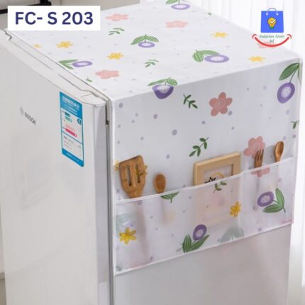 PEVA Plastic Printed Fridge Cover: FC-S 203