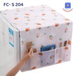 PEVA Plastic Printed Fridge Cover (Multi-Colour) - Image 5