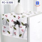 PEVA Plastic Printed Fridge Cover (Multi-Colour) - Image 4
