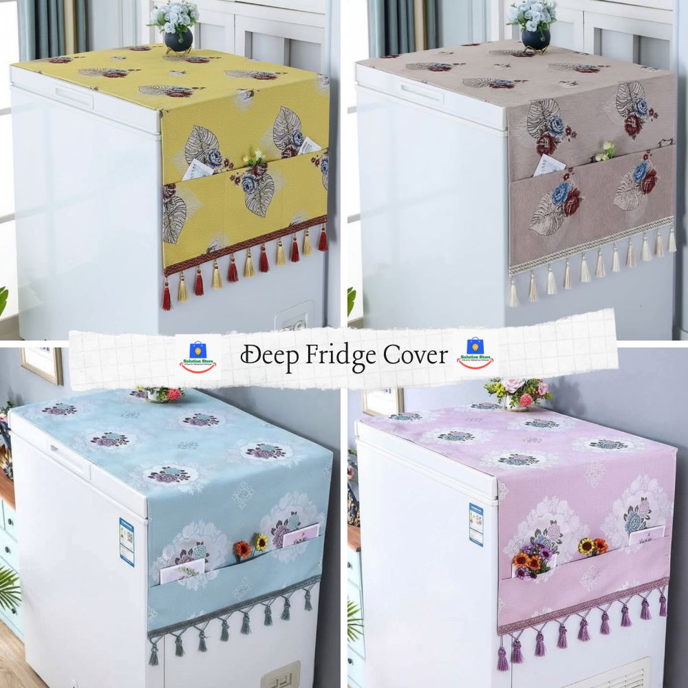 Deep-Fridge-Cover.jpg Elegant Quilted Premium Deep Fridge Cover - Image 1