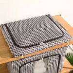 (১ পিস) Premium Foldable Metal Storage Box: SB-S 205- Black Print - Image 4