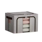 (১ পিস) Premium Foldable Metal Storage Box: SB-S 205- Black Print - Image 5