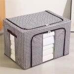 (১ পিস) Premium Foldable Metal Storage Box: SB-S 205- Black Print - Image 2