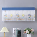 Lace Fabric Net Ac Cover: AC-S201 - Blue - Image 4