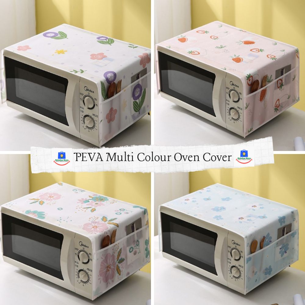 PEVA-Oven-Cover.jpg PEVA Multi Color Oven Cover - Image 1
