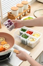 6 Grid Refrigerator Storage Box - Image 3