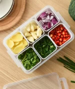 6 Grid Refrigerator Storage Box - Image 7