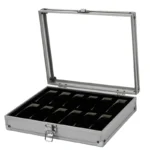 12 Slots Aluminum Watch Box - Image 5