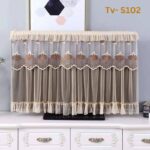 Lace Fabric  TV Cover: TV- S102- Golden