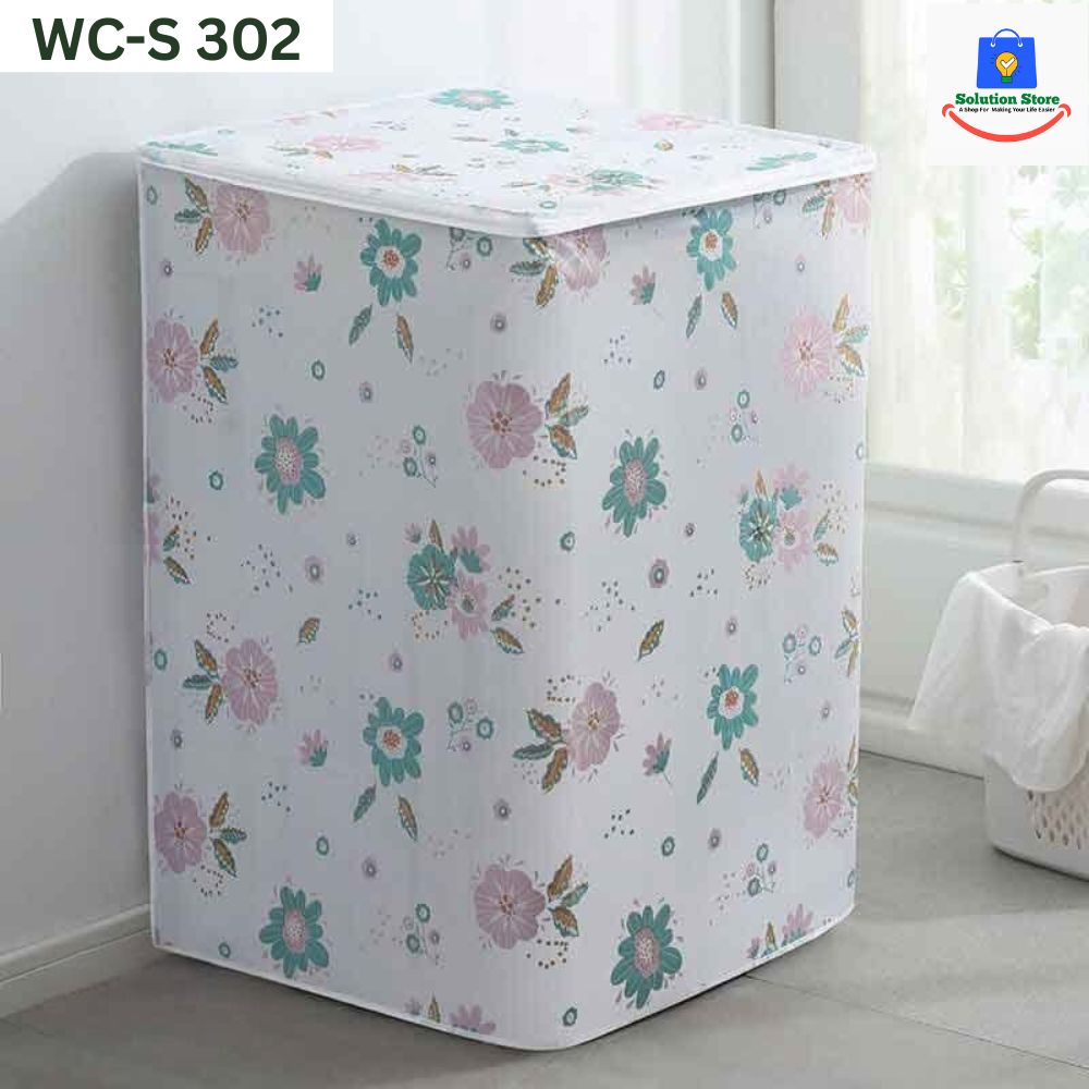 Washing-machine-cover-11.jpg (Front Loading) PEVA Printed Washing Machine Cover: WC-S 302 - Image 1