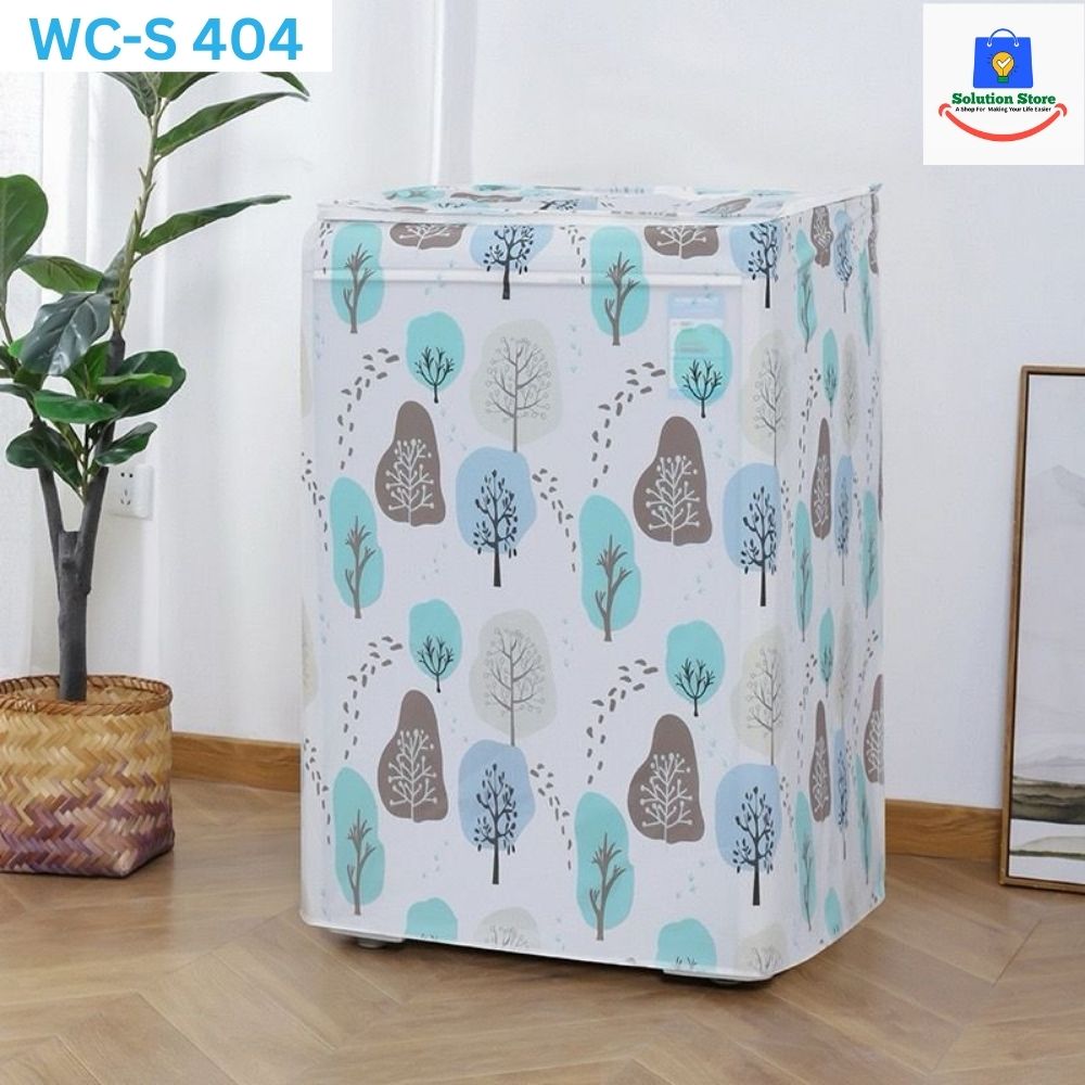 Washing-machine-cover-19.jpg (Top Loading) PEVA Printed Washing Machine Cover: WC-S 404 - Image 1