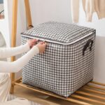 Printed Storage Bag: SB- 320- Square Shape (Black Print) - Image 2